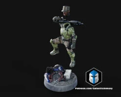 1:48 Scale UNSC Marine Miniatures - 3D Print Files 27 1:48 Scale UNSC Marine Miniatures - 3D Print Files -Galactic Armory Store Johnson Exploded