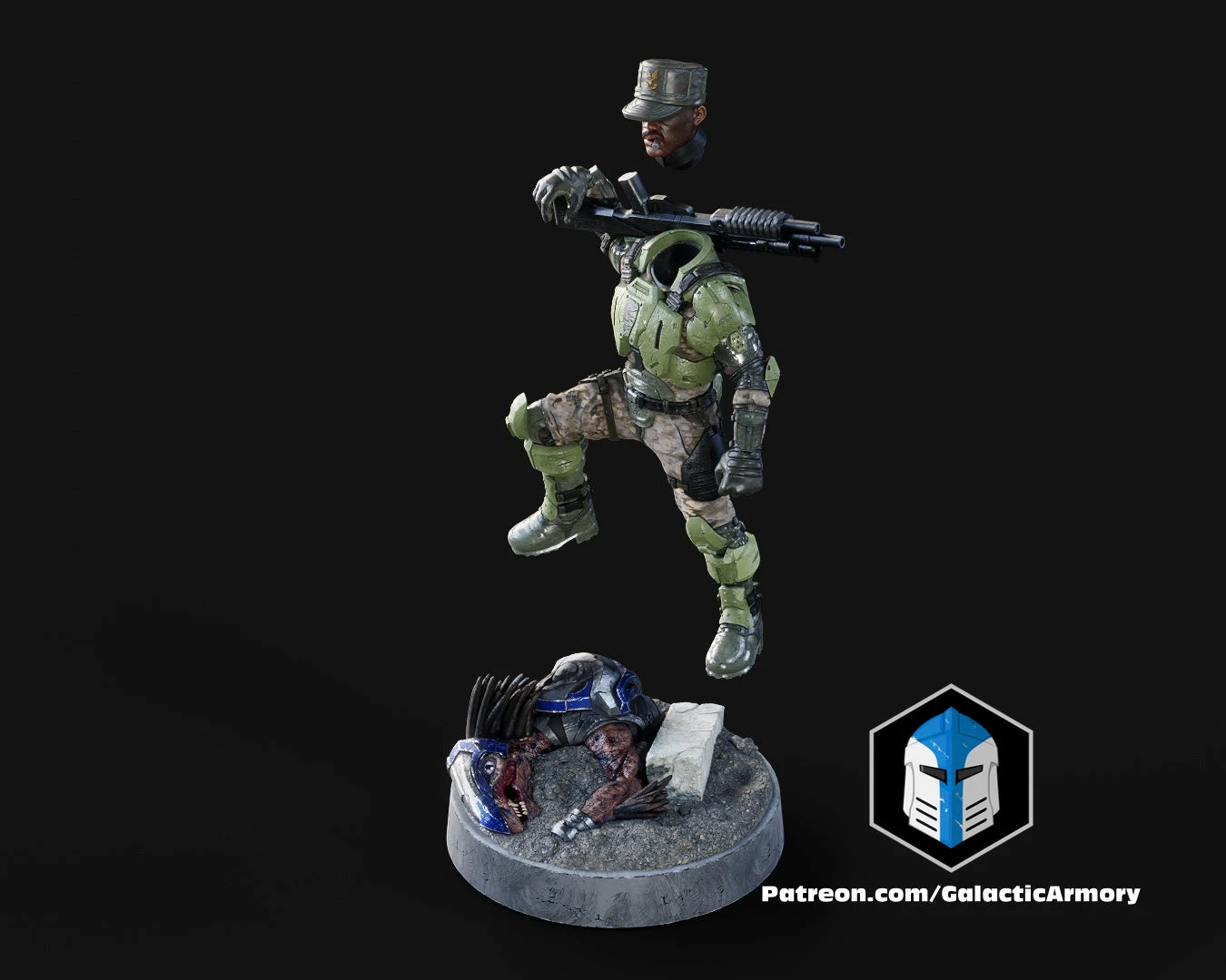1:48 Scale UNSC Marine Miniatures - 3D Print Files 8 1:48 Scale UNSC Marine Miniatures - 3D Print Files - Image 6