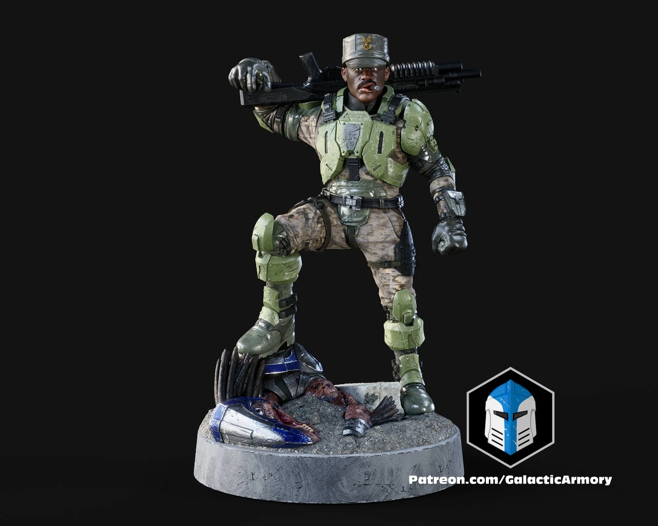 1:48 Scale UNSC Marine Miniatures - 3D Print Files 7 1:48 Scale UNSC Marine Miniatures - 3D Print Files - Image 5