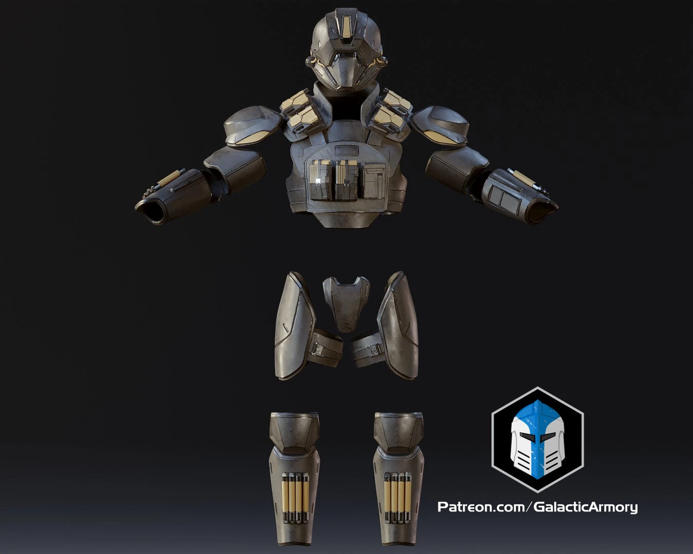 Helldivers 2 - Juggernaut Armor - 3D Print Files 4 Helldivers 2 - Juggernaut Armor - 3D Print Files - Image 2