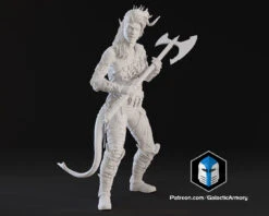 Karlach Figurine - Pose 2 - 3D Print Files -Galactic Armory Store KarlachFigurine Pose2