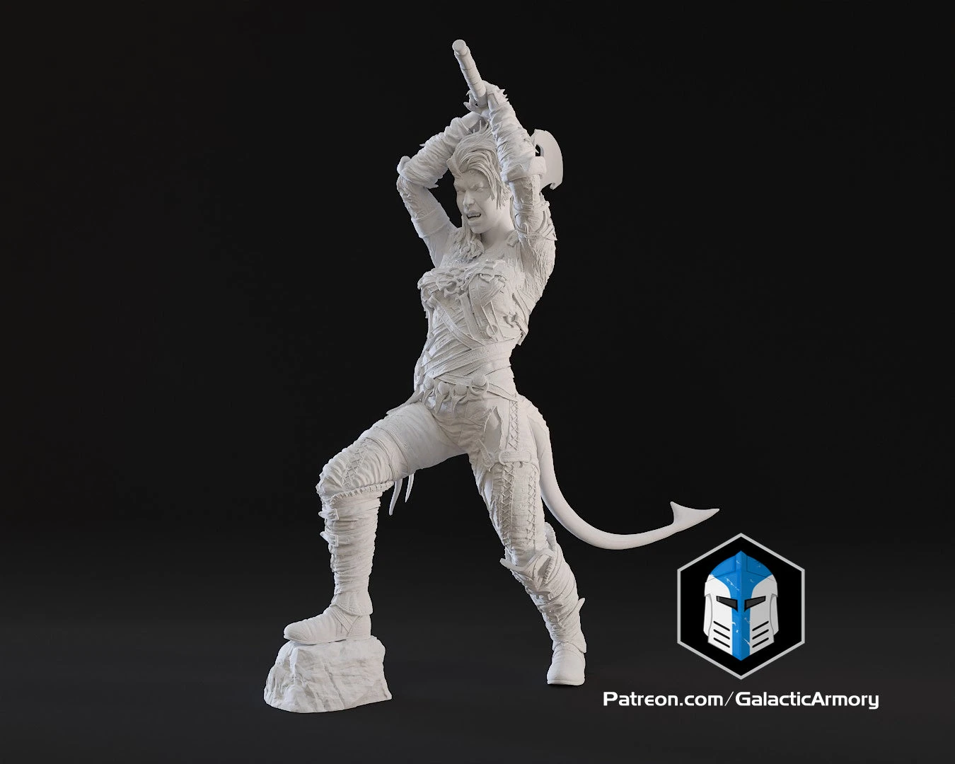 Karlach Figurine - Pose 3 - 3D Print Files 5 Karlach Figurine - Pose 3 - 3D Print Files - Image 3