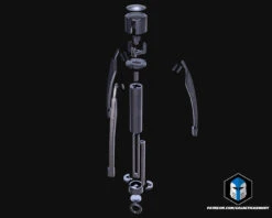 Kay Vess Grappling Hook - 3D Print Files -Galactic Armory Store KayVessGrapplingHook Exploded