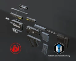 Helldivers 2 Liberator - 3D Print Files 15 Helldivers 2 Liberator - 3D Print Files -Galactic Armory Store Liberator Exploded