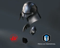 Lord Starkiller Helmet - 3D Print Files -Galactic Armory Store LordStarkillerHelmet Exploded