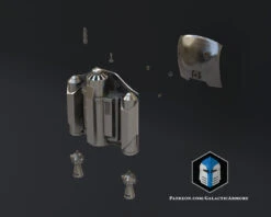 Mandalorian Beskar Armor - 3D Print Files -Galactic Armory Store MandoArmor GalacticArmory Jetpack