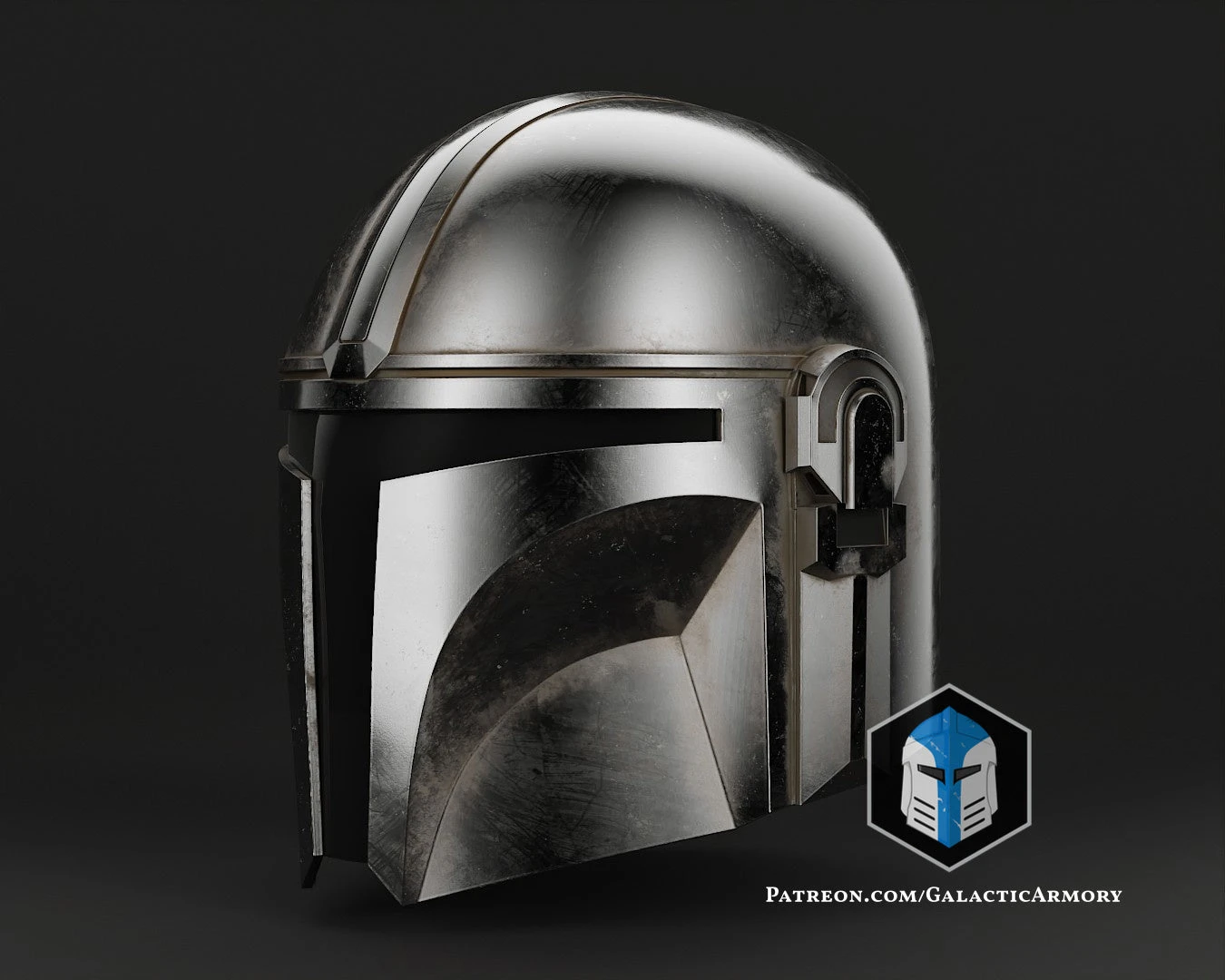 Mando Helmet - 3D Print Files 7 Mando Helmet - 3D Print Files - Image 5