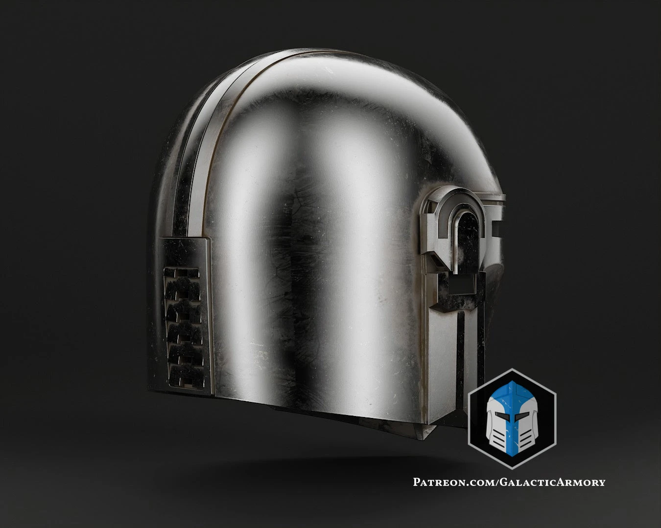 Mando Helmet - 3D Print Files 11 Mando Helmet - 3D Print Files - Image 9