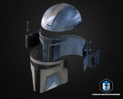 Mando Strength Helmet And Armor - 3D Print Files 23 Mando Strength Helmet And Armor - 3D Print Files -Galactic Armory Store MandoStrengthHelmet Exploded