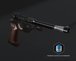 Mando Blaster Pistol - 3D Print Files -Galactic Armory Store Mando sPistol