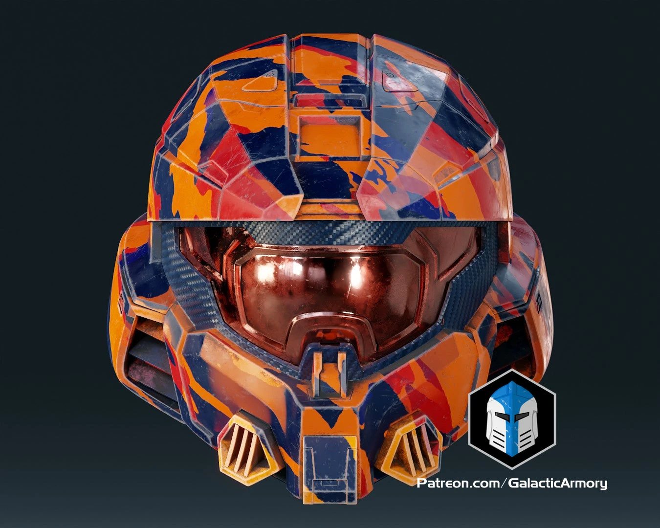 Infinite Mark 7 Helmet - 3D Print Files 6 Infinite Mark 7 Helmet - 3D Print Files - Image 4