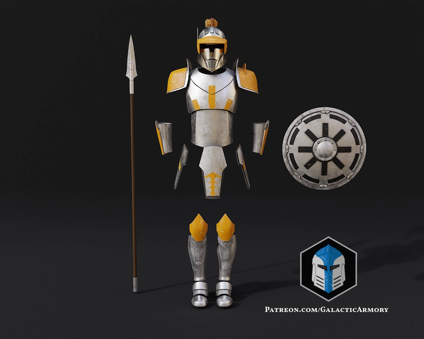 Bartok Medieval Commander Cody Armor - 3D Print Files 4 Bartok Medieval Commander Cody Armor - 3D Print Files - Image 2