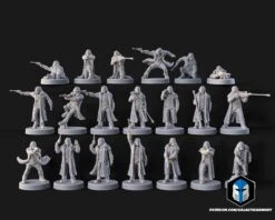 1:48 Scale NCR Rangers - 3D Print Files 24 1:48 Scale NCR Rangers - 3D Print Files -Galactic Armory Store NCRRangerGroup