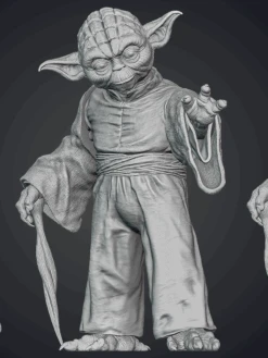 Life Sized Yoda Statue - Pose 1 - DIY 12 Life Sized Yoda Statue - Pose 1 - DIY -Galactic Armory Store NoOuterCloak