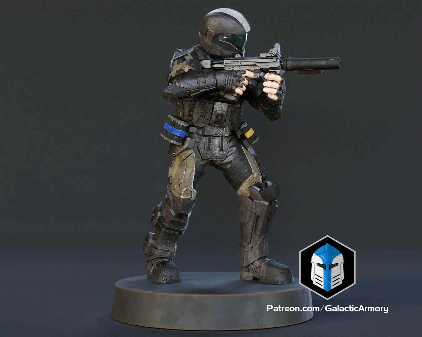 1:48 Scale Alpha 9 ODST Miniatures - 3D Print Files 4 1:48 Scale Alpha 9 ODST Miniatures - 3D Print Files - Image 2
