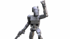 1:48 Scale Battle Droid Army - Officer Class - 3D Print Files -Galactic Armory Store OfficerDroid