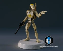 1:48 Scale Battle Droid Army - Officer Class - 3D Print Files -Galactic Armory Store OfficerDroid Freebie