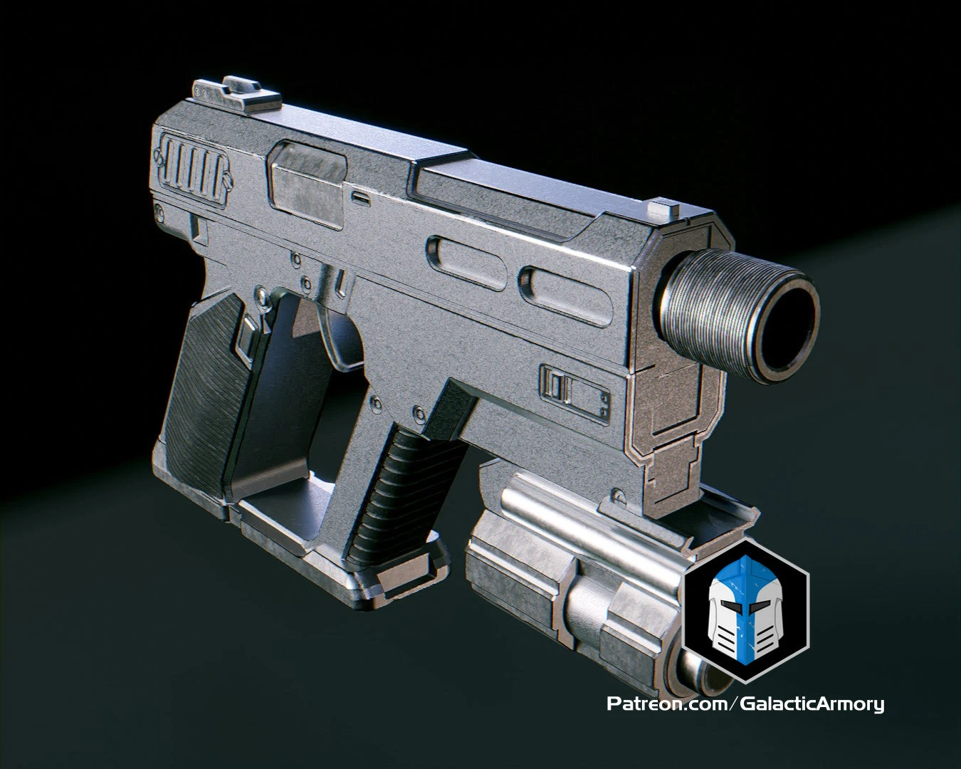 Helldivers 2 - Peacemaker Pistol - 3D Print Files 5 Helldivers 2 - Peacemaker Pistol - 3D Print Files - Image 3