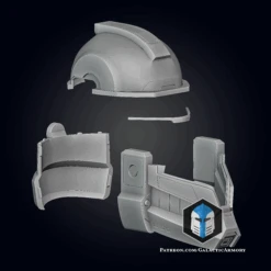 Phase 1 Spartan Mashup Helmet - 3D Print Files 14 Phase 1 Spartan Mashup Helmet - 3D Print Files -Galactic Armory Store Phase1Spartan Exploded