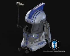 Phase 2 ARC Trooper Helmet - 3D Print Files -Galactic Armory Store Phase2ARCTrooperHelmet Exploded