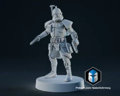 1:48 Scale ARC Troopers - 3D Print Files 24 1:48 Scale ARC Troopers - 3D Print Files -Galactic Armory Store Pose1 Plain