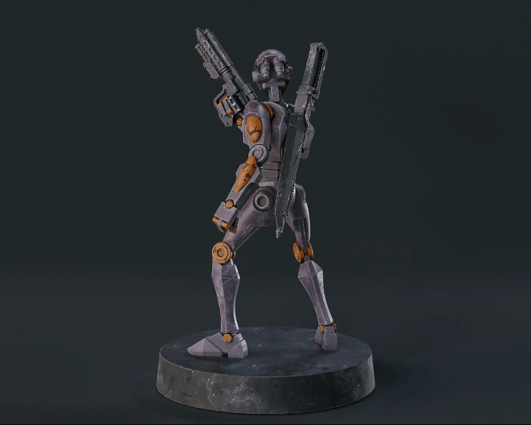 1:48 Scale Battle Droid Army - BX Commando Droids - 3D Print Files 4 1:48 Scale Battle Droid Army - BX Commando Droids - 3D Print Files - Image 2