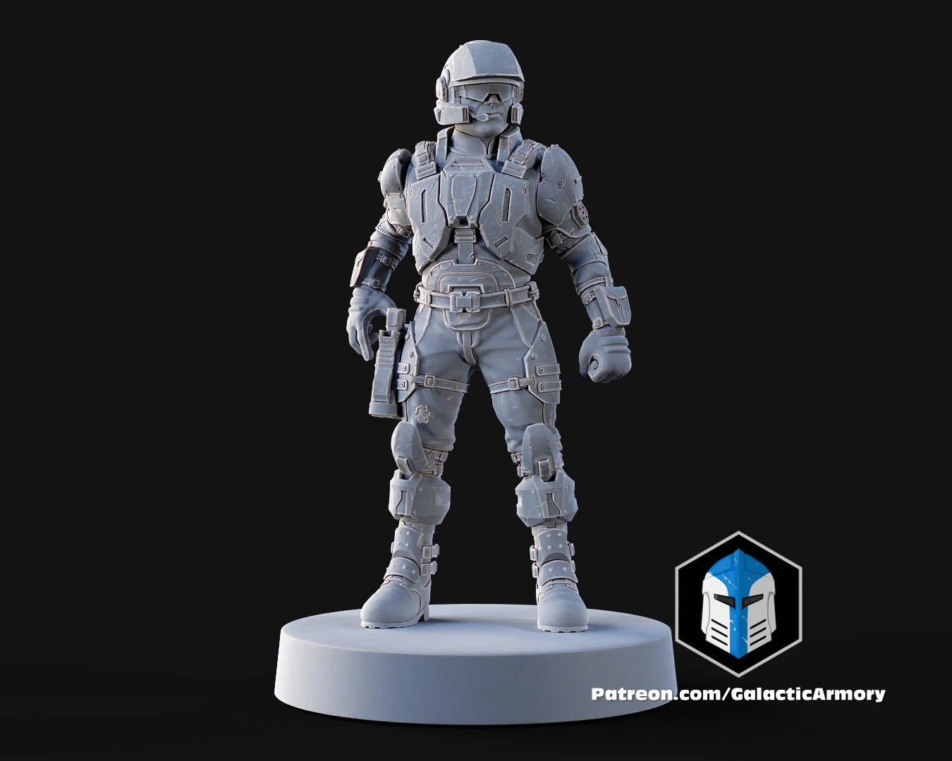 1:48 Scale UNSC Marine Miniatures - 3D Print Files 11 1:48 Scale UNSC Marine Miniatures - 3D Print Files - Image 9