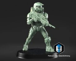 1:48 Scale Master Chief Miniatures - 3D Print Files -Galactic Armory Store Pose10