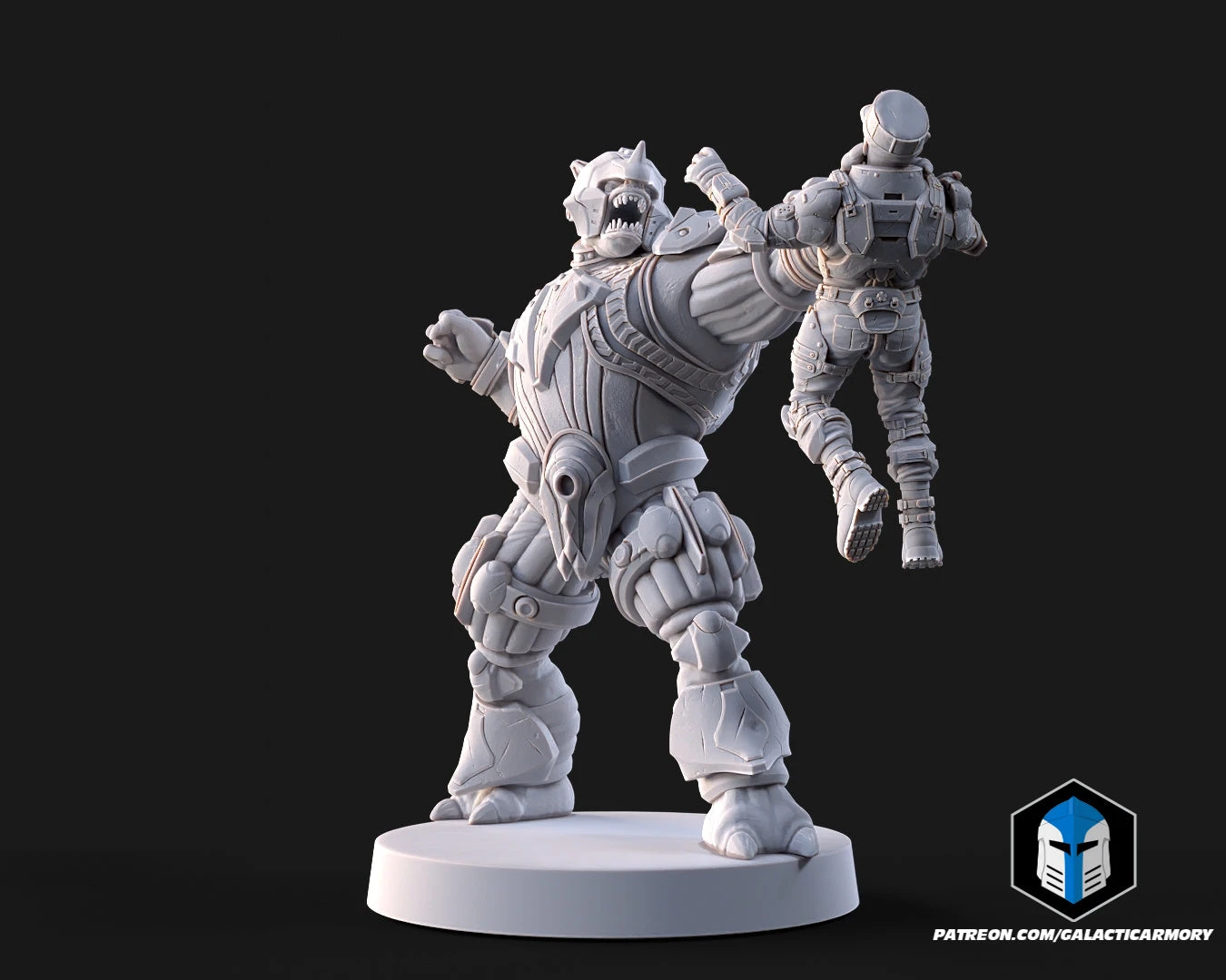 1:48 Scale Brute Miniatures - 3D Print Files 4 1:48 Scale Brute Miniatures - 3D Print Files - Image 2