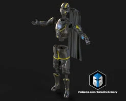 Helldiver 1:6 Scale Figurines - 3D Print Files -Galactic Armory Store Pose1Exploded