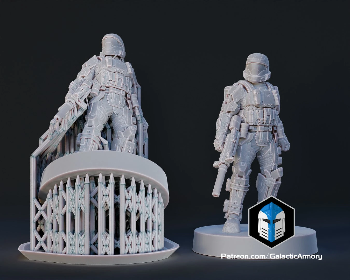 1:48 Scale Alpha 9 ODST Miniatures - 3D Print Files 16 1:48 Scale Alpha 9 ODST Miniatures - 3D Print Files - Image 14