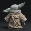 Grogu Figurine - Pose 1 - 3D Print Files 1 Grogu Figurine - Pose 1 - 3D Print Files -Galactic Armory Store Pose1 AdobeExpress
