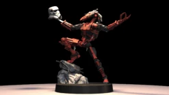 1:48 Scale Mr. Bones Miniatures - 3D Print Files -Galactic Armory Store Pose2 1