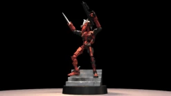 1:48 Scale Mr. Bones Miniatures - 3D Print Files -Galactic Armory Store Pose3 1