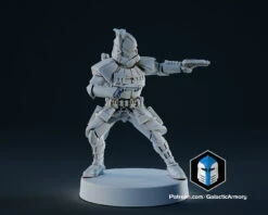 1:48 Scale ARC Troopers - 3D Print Files 28 1:48 Scale ARC Troopers - 3D Print Files -Galactic Armory Store Pose3 Plain