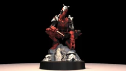 1:48 Scale Mr. Bones Miniatures - 3D Print Files -Galactic Armory Store Pose4 1