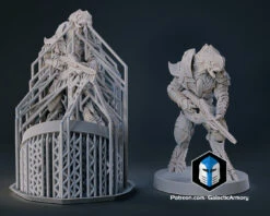 1:48 Scale Arbiter Miniatures - 3D Print Files 36 1:48 Scale Arbiter Miniatures - 3D Print Files -Galactic Armory Store Pose4wSupport