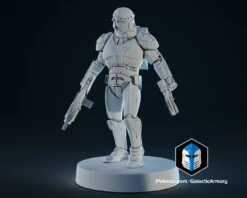 1:48 Scale Republic Commando Miniatures - 3D Print Files -Galactic Armory Store Pose5 Plain 4489a0ac cf61 4305 bf38 bf7318b408f4