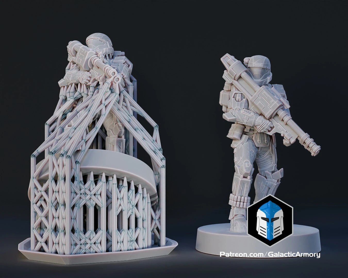 1:48 Scale Alpha 9 ODST Miniatures - 3D Print Files 20 1:48 Scale Alpha 9 ODST Miniatures - 3D Print Files - Image 18