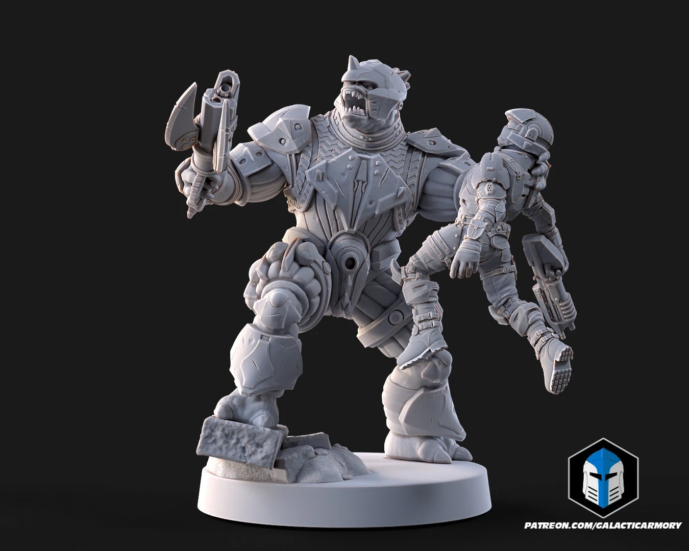 1:48 Scale Brute Miniatures - 3D Print Files 10 1:48 Scale Brute Miniatures - 3D Print Files - Image 8