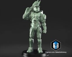 1:48 Scale Master Chief Miniatures - 3D Print Files -Galactic Armory Store Pose7