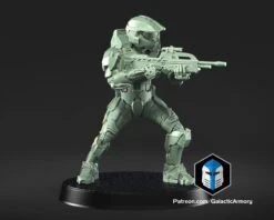 1:48 Scale Master Chief Miniatures - 3D Print Files -Galactic Armory Store Pose8