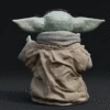 Grogu Figurine - Pose 2 - 3D Print Files -Galactic Armory Store Pose 2 1 AdobeExpress