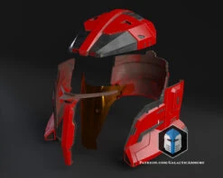 Praetorian Guard Spartan Helmet - 3D Print Files 16 Praetorian Guard Spartan Helmet - 3D Print Files -Galactic Armory Store PraetorianSpartanHelmetExploded