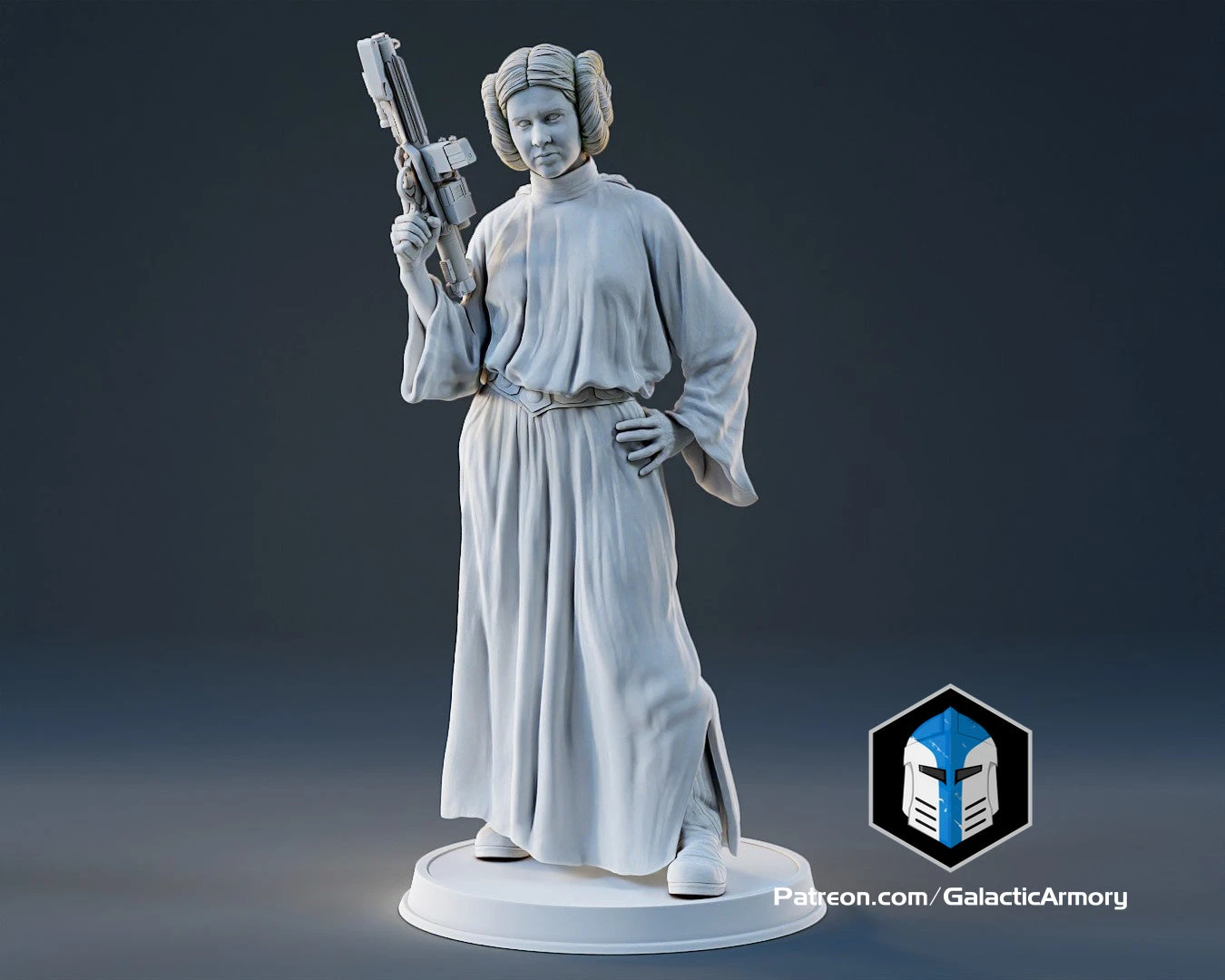 Princess Leia Figurine - Pose 2 - 3D Print Files 13 Princess Leia Figurine - Pose 2 - 3D Print Files - Image 11