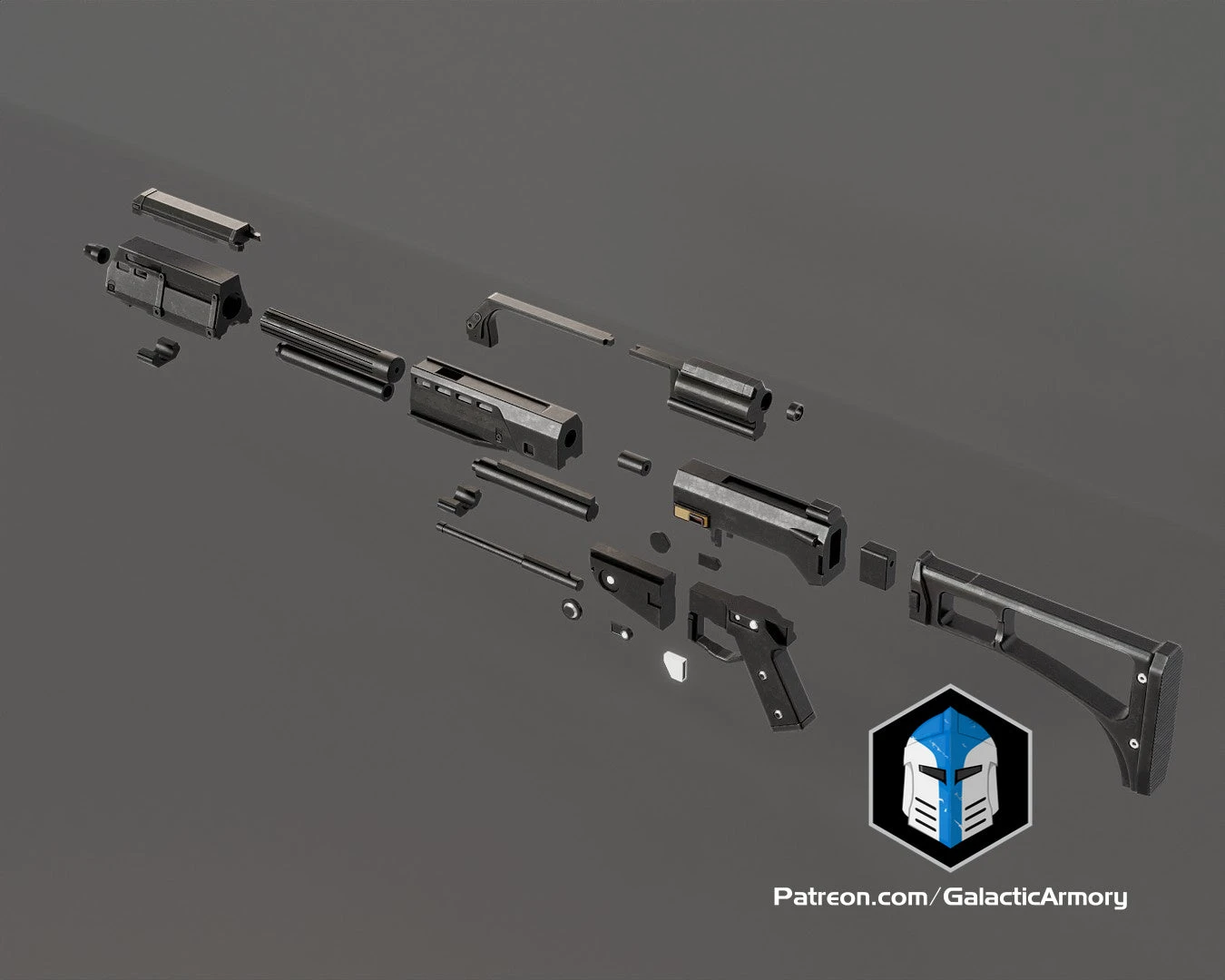 Galaxies Proton Blaster - 3D Print Files 6 Galaxies Proton Blaster - 3D Print Files - Image 4