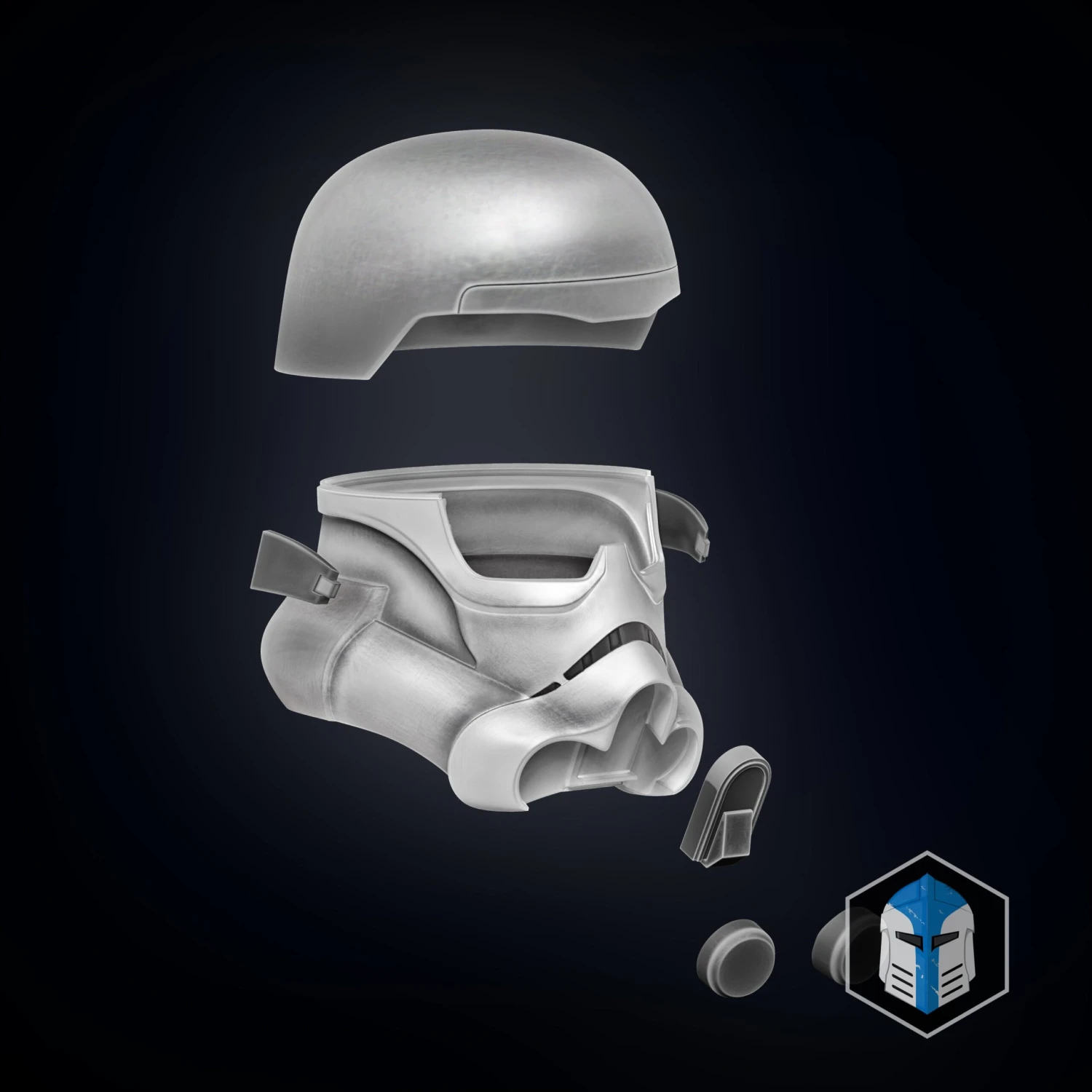 Prototype TK Stormtrooper Helmet - 3D Print Files 4 Prototype TK Stormtrooper Helmet - 3D Print Files - Image 2