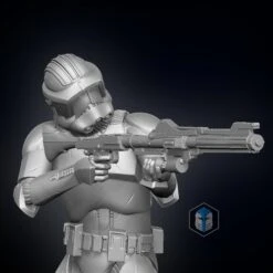 Clone Trooper Figurines - Pose 2 - 3D Print Files 22 Clone Trooper Figurines - Pose 2 - 3D Print Files -Galactic Armory Store Ps 2 Hvy Fll Vrsn fnl