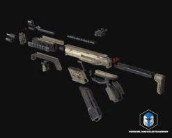 Apex R-99 SMG - 3D Print Files -Galactic Armory Store R 99SMG Exploded