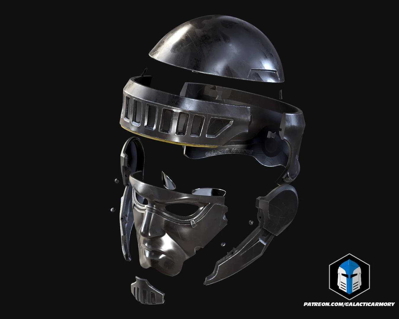 Helldivers 2 - Righteous Helmet - 3D Print Files 7 Helldivers 2 - Righteous Helmet - 3D Print Files - Image 5